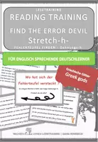 Vorschau - Fördermaterial/Inklusion - DaF / DaZ Englisch: Griechische Götter Spezial: Fehlerteufel Lesekarten Dehnungs-h - Deckblatt