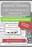 Vorschau - Fördermaterial/Inklusion - DaF / DaZ Englisch: Griechische Götter Spezial: Fehlerteufel Lesekarten Dehnungs-h - Seite 1