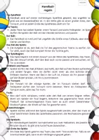 Vorschau - Arbeitsblätter - Sportzeug vergessen - krank Handball - Seite 1