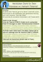Vorschau - Arbeitsblätter - Müll Hörweg Sachunterricht, Recycling Sachtext, Hörverstehen, Hörverständnis - Seite 1