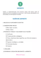 Vista previa - Unidades / Secuencias / Situaciones de Aprendizaje - SUPUESTO PRACTICO - Proyecto Lector Primaria - página 1