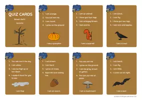 anteprima - Quiz - Brown Owl's Autumn - QUIZ CARDS - Pagina 1