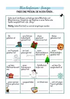 Vorschau - Arbeitsblätter - Winter- und/ oder Weihnachtsferien- Bingo - Seite 2