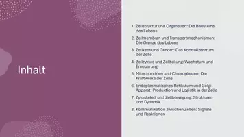 Vorschau - Präsentationen/Tafelbilder - Präsentation: Zellstruktur & Organellen - Genom | Zellkern - Seite 3