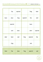 Vorschau - Spiele - Wortsudoku Englisch: animals in the forest - Seite 2