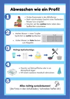 Vorschau - Merkblätter - Merkblatt Abwaschen in der Schulküche - Seite 1