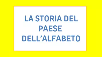 anteprima - Presentazioni / Lavagne - LA STORIA DEL PAESE DELL'ALFABETO - Pagina 1