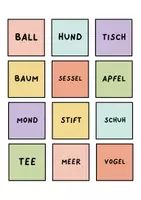 Vorschau - Spiele - Artikelwürfel – Spielerisch Nomen und Artikel üben - Seite 3