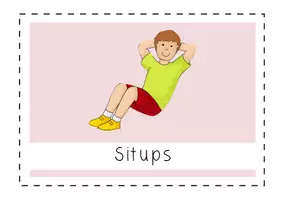 Vorschau - Bildkarten - Circuittraining Fitness Stationsschilder - Seite 3