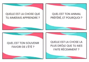 Aperçu - Cartes / Images - Pack de Flashcards "Icebreakers" pour la classe - Page 2