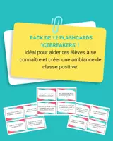 Aperçu - Cartes / Images - Pack de Flashcards "Icebreakers" pour la classe - Page de couverture