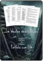 Vorschau - Arbeitsblätter - „Film-Analyse mal anders: Dein umfassendes Portfolio zu Im Westen nichts Neues“ - Deckblatt