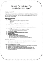 Vorschau - Arbeitsblätter - „Film-Analyse mal anders: Dein umfassendes Portfolio zu Im Westen nichts Neues“ - Seite 1
