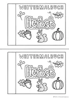 Vorschau - Arbeitsblätter - Weitermalbuch im Herbst, Kunst im Herbst für Zwischendurch - Seite 1