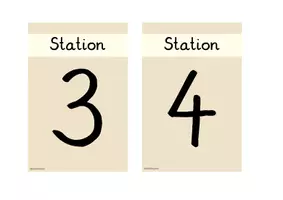 Vorschau - Stationenlernen - Stationsschilder - Seite 2