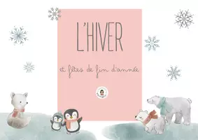 Aperçu - Affichage - Etiquettes et Titre pour les ateliers du thème HIVER - Page 1
