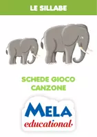 anteprima - Esercizi - Sillabe - schede con canzone - SCARICA GRATIS - Pagina di copertina