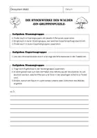 Vorschau - Stundenentwürfe - Stockwerke des Waldes -Gruppenpuzzle mit Plakaterstellung- - Seite 1