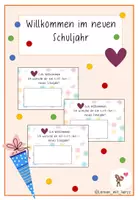 Vorschau - Mal- und Bastelvorlagen - Willkommensgeschenk - Deckblatt