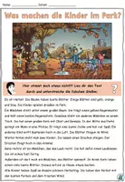 Vorschau - Text - Fehlertext "Was machen die Kinder im Park?" Der Herbst - DaZ / DaF / Deutsch - Seite 1