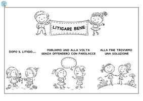 anteprima - Schede informative - Giornata internazionale della pace: Litigare bene - Pagina 1