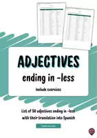 Vista previa - Hojas de trabajo - English Adjectives Materials Pack - página 1