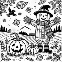 Vorschau - Arbeitsblätter - Herbst Ausmalbilder - Seite 1