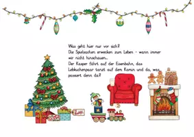 Vorschau - Arbeitsblätter - Weihnachts-Würfel-Geschichte - Deckblatt
