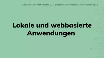 Vorschau - Arbeitsblätter - Informatik 10 - Lokale und webbasierte Anwendungen - Seite 3
