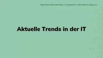 Vorschau - Stundenentwürfe - Informatik im Alltag - Aktuelle IT Trends - Seite 2