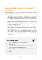 Vorschau - Arbeitsblätter - Yoga-Würfel für zuhause, Kindergarten und Schule - Seite 2