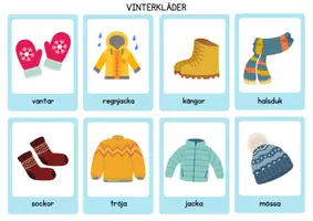 förhandsvisning - Ordkort Flashcards - 280 olika ord med tillhörande skrivblad - sida 3
