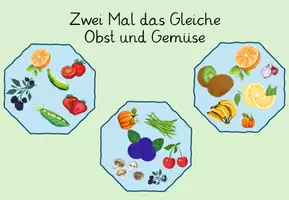 Vorschau - Spiele - Zwei Mal das Gleiche_Obst und Gemüse - Deckblatt
