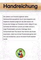Vorschau - Mal- und Bastelvorlagen - Prickeln Zahlen ZR 10 - Seite 1