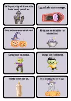 förhandsvisning - Uppdragskort - Rör dig som en Halloweenfigur - sida 2