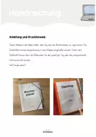 Vorschau - Anderer Materialtyp - Deckblätter Tages- und Wochenplaner - Seite 1