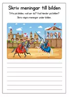 förhandsvisning - Paket - skriv meningar till bilden - sida 2