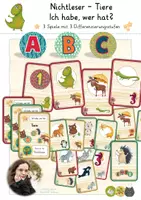 Vorschau - Spiele - Ich habe, wer hat - Tiere - Nichtleser - Deckblatt