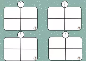 Aperçu - Apprentissages en autonomie - Cartes à Compter 1 à 10 Thème l'Hiver + Noël - Page 1