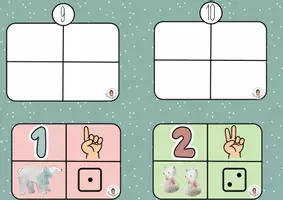 Aperçu - Apprentissages en autonomie - Cartes à Compter 1 à 10 Thème l'Hiver + Noël - Page 3