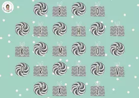 Aperçu - Apprentissages en autonomie - Alphabet à reconstituer thème de HIVER + Noël - Page 2