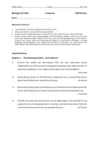 Vorschau - Prüfungsvorbereitung - Pauker Biologie - Klausur Q2 Vererbung & Erbkrankheiten mit EWH - Seite 1