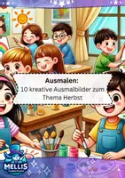 Vorschau - Arbeitsblätter - Herbst Ausmalbilder - Deckblatt