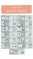 Aperçu - Apprentissages en autonomie - Atelier écriture lettres majuscules thème HIVER et Noël - Page de couverture