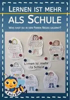 Vorschau - Arbeitsblätter - Selbstwert stärken - Lernen ist mehr als Schule - Deckblatt