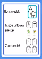 Vista previa - Unidades / Secuencias / Situaciones de Aprendizaje - HORMAIRUDIAK eta TRAZO ARIKETAK - Portada