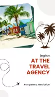 Vorschau - Aufgabenkarten - At the travel agency: Sprachmittlung in der Karibik - Deckblatt