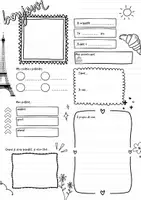 Vorschau - Arbeitsblätter - Voilà c'est moi Steckbrief - Deckblatt