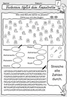 Vorschau - Arbeitsblätter - 10x täglich konzentrieren Klasse 5 und 6, inkl. Lösungen - Seite 2