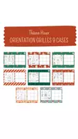 Aperçu - Apprentissages en autonomie - 8x Ateliers d'Orientation Spatiale avec Images Quadrillées "Hiver et Noël" - Page de couverture